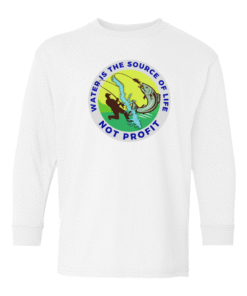Gildan Softstyle YOUTH Long Sleeve Tee – Water is the Source of Life